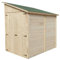 Home Idea Italia Casetta Addossata Legno Abete 222 x 212 Cm Personalizzabile Doppia Porta