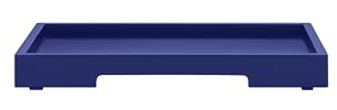 blomus Tablett -KASANE- | Serviertablett in Mazarine Blue | Größe S | Dekotablett & Küchentablett