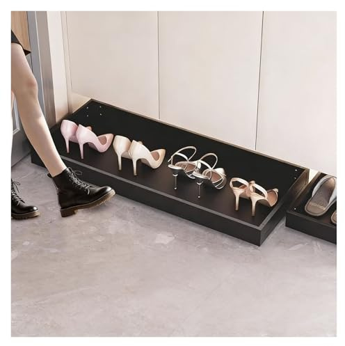 Genérico Bandeja for Zapatos extraíble Oculta, Zapatero Debajo del gabinete con riel Deslizante for Abrir, for Armario, Pasillo o Dormitorio(22.0x33.9in/56x86cm)