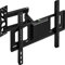 TecTake Supporto universale staffa parete muro TV LCD TFT LED inclinabile e girevole Vesa fino 400X400 portata massima: 60kg | 26 - 55 | distanza dalla parete 55-356mm