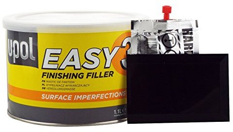 U-POL EASY 3 Ultra Smooth Finishing Filler 1.1 Litre Tin For Skimming & Fine Finishing In Thin Layers - Excellent Adhesion, Easy To Sand