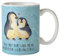 Mr. & Mrs. Panda Tasse Pinguin umarmen - Geschenk, Porzellantasse, Liebe, Liebesbeweis, Tasse mit Zitaten, Seevogel, Hochzeitstag, Paar, Kaffeetasse,