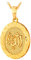 U7 Damen Halskette mit Allah Oval Anhänger Islam Kette Surah Koran Muslim Amulett Allah Anhänger Gold Kette Collier Allah Kette Gold Halskette Religiöse Kettenanhänger Halsband Schmuck für Geburtstag