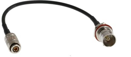 HangTon Camera Monitor Mini SDI to SDI 3G Coaxial Cable for Blackmagic RG174/U 75 ohm (30cm, DIN 1.0/2.3 to Female BNC)
