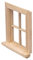STOBOK Puppenhaus Fenster Holz DIY Basteln: Puppenhaus Holzfenster Miniatur Möbel Modell Spielzeug 1: 12 Puppenhaus Zubehör Mikrolandschaft Weihnachtsszene Feengarten Dekoration