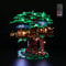 GEAMENT Kit de Luces LED (Control Remoto) Compatible con Lego Casa del Árbol - Conjunto de luz para Ideas 21318 (Juego Modelo no Incluido)