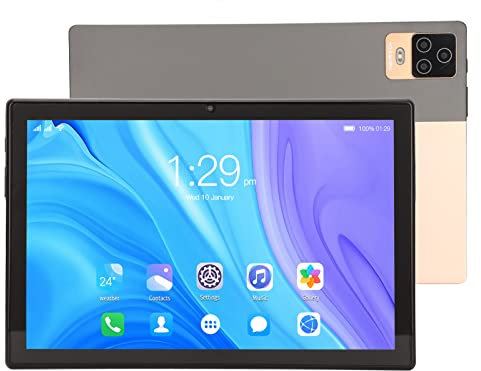 Tableta HD 4G de 10 Pulgadas para Android 11, CPU Octa Core, 6 GB de RAM, 128 GB de RAM, 1920 X 1200 IPS Pantalla Táctil Tableta de Llamadas con Tarjeta SIM Dual, Cámara Frontal de 8 + Trasera de 20
