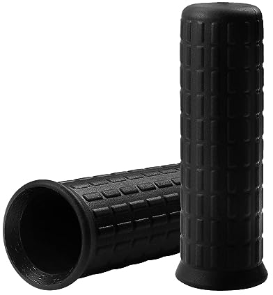 Jagowa Schubkarrengriffe mit 30 mm Innendurchmesser, rutschfest, 122 mm, weicher Gummigriff, Ersatz, 2 Stück