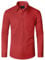J.VER Men's Urban Stylish Casual Business Regular Fit Long Sleeve Button Up Dress Shirt with Pocket Red L