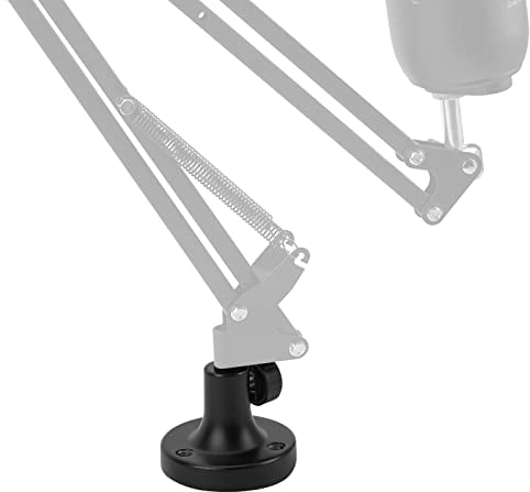 Geekria For Creators Mikrofon-Tisch-Flanschhalterungsadapter,Metall-Tischhalterungsklemme mit verstellbarer Schnittstelle,kompatibel mit Rode PSA1+,TONOR T20 InnoGear Mikrofonarm (Schwarz)