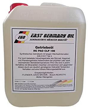 Getriebeöl PAO CLP 100 (Kanister 5 Liter)