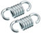 sourcing map 1543 Lbs Capacity Hammock Chair Spring Porch Swing Springs, 4.44 Inch Galvanized Iron Swing Extension Springs for Swing Hammock Hanging Chair Sandbags, Silver, Pack of 2