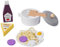 Accessoire Cuisine Enfant,Jouet Dinette Cuisine Enfant Bois,Jouet Aliment de Cuisine de Spaghetti,Jouet Montessori,Jeu d'Imitation Nouilles avec Casseroles et Poêles,Jouet éducatif pour Garçon Fille