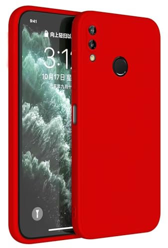 Topme Cover per HUAWEI P20 Lite (2018) (5.84 Inches) Custodia Case, Protezione Della Pelle Della Custodia in Silicone Tpu - Rosso Cina