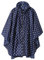 SaphiRose PONCHO Regenponcho Damen Herren Wasserdichte, Regencape mit Kapuze Reißverschluss, Regenmantel Damen Wiederverwendbar, Regenponcho Fahrrad Wandern, Regenjacke Damen Leicht, Blau mit Spitze