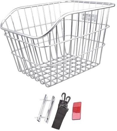 harayaa Hinterer Fahrradkorb, Fahrradträger, Korbaufbewahrung, große Kapazität, Fahrrad-Gepäckträger für Outdoor, Kinder-Klappräder