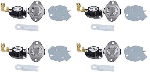 Ronlok 4 x Dryer Kit 3387134 High Limit Thermostat 3392519 Thermal Fuse of the Dryer 3977393 Disconnect Switch 3977767 Bicycle Thermostat for Tumble Dryer