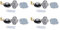 Ronlok 4 x Dryer Kit 3387134 High Limit Thermostat 3392519 Thermal Fuse of the Dryer 3977393 Disconnect Switch 3977767 Bicycle Thermostat for Tumble Dryer