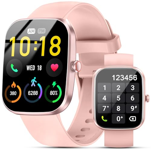 Montre Connectée Femme Homme, 1.91 Smartwatch avec Appel Bluetooth, IP68 Étanche Montre Connectee avec 110+ Sportifs, Moniteur de Fréquence Cardiaque/SpO2/Sommeil, Montre Podomètre pour Android iOS