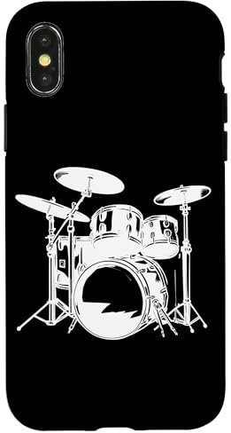 Coque pour iPhone X/XS Dessin du kit de batterie