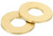 QUARKZMAN M2 Rondelle Plate, 300 Pcs Rondelles Plates à Anneau en Laiton 5mm OD 0.4mm Épais Joint d'Étanchéité en Métal pour Vis, Boulons, Écrous
