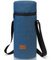AOSBOS Grand Sac Isotherme pour 1,5L Bouteille de Vin Champagne Porte-Bouteille d’Eau 1,5 litres avec Bandoulière Réglable, Bleu