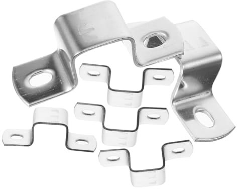 SEWOART Colliers de Serrage Carrés en Acier Inoxydable Supports en U 20 X 20 Pinces à Angle Droit pour Le Travail Du Bois Lot de 6