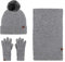 MüTze Schal Handschuhe Frauen Dicke Wärme Fleece Gefütterte Pudelmütze Outdoor Sport Winter Geschenk Damen Wärmer Lange Strickmütze