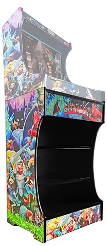 Pie Arcade Pedestal para Colocar tu Bartop_Arcade Recreativa Retro Encima, 87cm Alto x 56,5cm Ancho x 43,6cm Profundidad