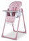 Cosatto Pip Adjustable Highchair, Birth to 15kg, Lightweight, Compact Foldable, Free Standing, Easy Clean, Padded Seat, Footrest, Tray Cup Holder (Cherry Pie)