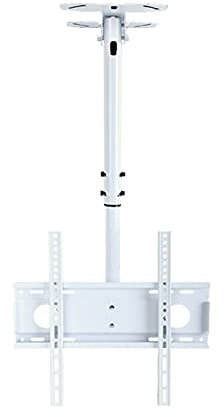 Ceiling TV Mount, for 32 to 58 TV Swivel and Tilting TV Bracket, Fit Most LCD Flat Screen and Curved TVs, Up to VESA 400x400mm TV Bracket