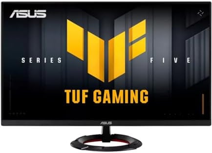 ASUS TUF Gaming VG279Q5R 27 Zoll Full HD Monitor (200 Hz, 0.3ms GtG, FreeSync, Adaptive Sync, ELMB, GameFast Input, HDR10, Fast-IPS Panel, 16:9, 1920x1080, DisplayPort, HDMI, Speaker)