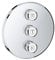 GROHE Grohtherm SmartControl Panneau de contrôle, Chromée, 3 sorties