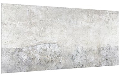 Bilderwelten Glas Spritzwand 40 x 80 cm Shabby Beton Glaspaneele Küchenrückwand