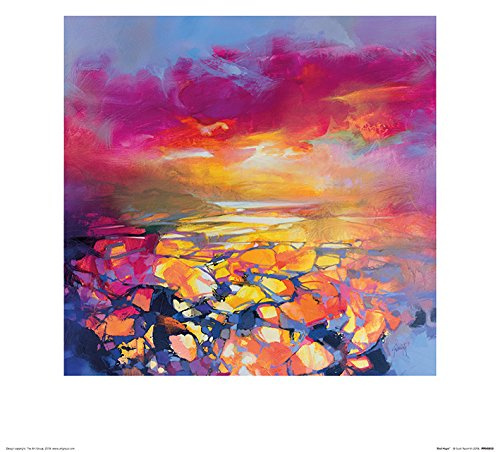 Scott Naismith 'Red Hope' Kunstdruck, 40 X 40 cm