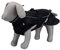 Trixie Hundemantel, Kleidung für Haustiere, Jacke, Mantel, Weste, Regenjacke, groß, klein, mittel, wasserdicht, Hundezubehör, Brizon, Größe S, 33 cm, Schwarz