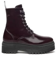 Nero Giardini A909831D Anfibi Donna In Pelle - Bordò 39 EU