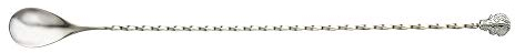 Barfly Bar Spoon Cocktail Stirrer 33 cm Sugar Skull End Stainless Steel