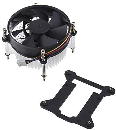 YINETTECH DC 12V Refroidisseur CPU Ventilateur avec Radiateur pour LGA 1150 1155 1156