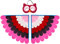 Oblique Unique® Eule Uhu Kostüm Accessoire Set - Flügel und Maske für Karneval Fasching Motto Party als Verkleidung und zum Spielen