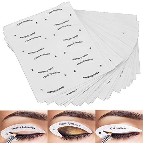 Eyeliner-Schablone, Lidschatten-Schablonen, Professionelle Augen-Make-up-Vorlage, Schnelles Make-up-Tool für Anfänger, Eyeliner-Schablonen-Set