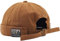Docker Cap Seemannsmütze Docker Mütze Trawler Fischer Mütze Ohne Schirm Rollmütze Watch Cap Commando Work Beanie Corduroy Docker Leon Brimless Hat Rolled Cuff Harbour Hat (Denim Kamel)
