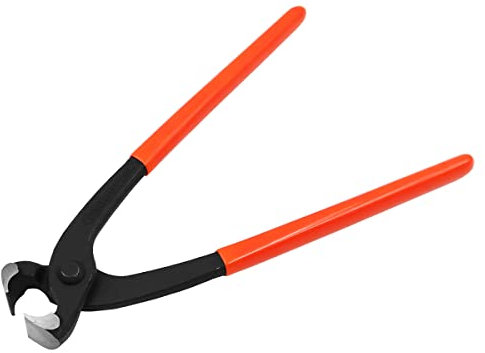 10 255 mm NUZAMAS Ohrmanschettenzange Standardbacken-Ohrmanschetten-Crimpzange Chrom-Vanadium-Stahl Verbindungsklemme, Klemmzange, tragbare CV-Gelenk-Boot-Klemme