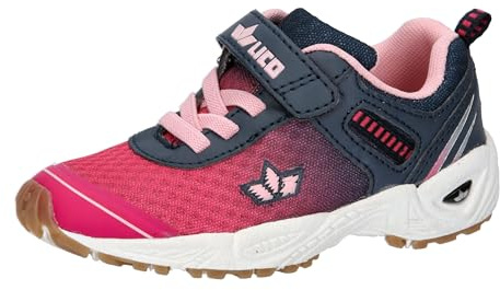 Lico Jungen Unisex Kinder Barney Hallenturnschuhe, pink/Marine/rosa, 27 EU