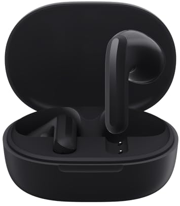 Xiaomi Redmi Buds 4 Lite Auriculares Inalambricos Bluetooth 5.3, Cascos Inalambricos Xiaomi, hasta 20 Horas de Autonomía, Control Táctil Reducción de Ruido Resistencia IP54, Negro