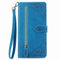 NEXCURIO Handyhülle für Samsung Galaxy S23 Ultra 5G Hülle Klappbar mit Kartenfäch Ständer Klapphülle Schutzhülle Leder Wallet Flip Case Cover Tasche Handytasche Stoßfeste - Blau