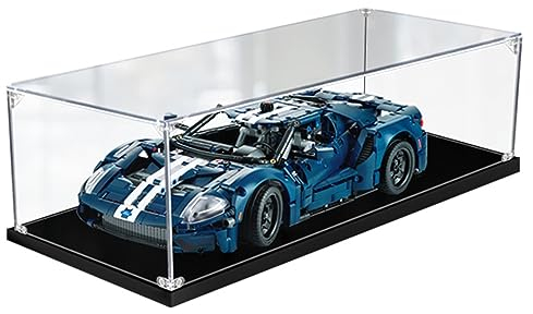 Acrylic Display Case,for 42154 Technic 2022 GT Building Block Car Dustproof Transparent Display Box for Car Models Collectables,45 x 25 x 15cm A,2MM
