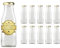 Espirito Rebelde Lot de 12 Bouteilles en Verre Vides de 500 ml avec Couvercle | Bouteilles en Verre pour Jus, Lait, Barbecue, Sauces | Idéales pour Pique-niques, Mariages et Fêtes