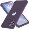 ORETECH for iPhone 11 Pro Max Case, with [ 2 x Tempered Glass Screen Protector] 360 Shockproof Heavy Duty Protection Ultra Thin Hard PC Silicone Rubber Bumper Cover for iPhone 11 Pro max - Deep Purple