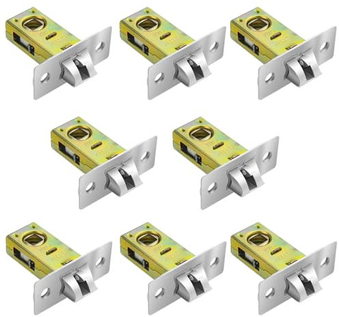 TOVOT 4PCS Tubular Latch 35MM Door-Locks Latch Mortice Latch for Internal Door Handles